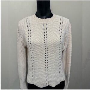 NWT Michael Kors Women’s Knit Cream Textured Sweater Size SP